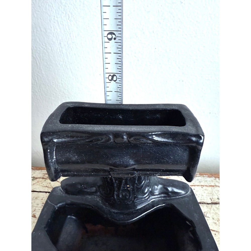 Vintage Miniature Cook Stove Ceramic Planter 1960s Match Holder Dollhouse - Picture 8 of 10